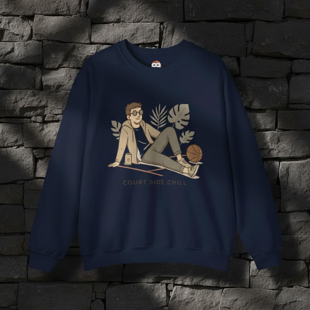 Unisex Basketball Sweatshirt – Chilling Crew-neck for Hoops Lovers