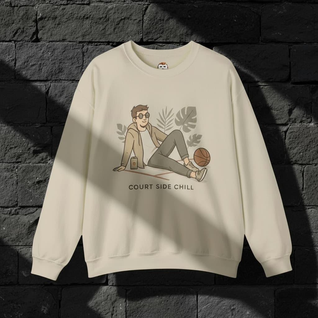 Unisex Basketball Sweatshirt – Chilling Crew-neck for Hoops Lovers