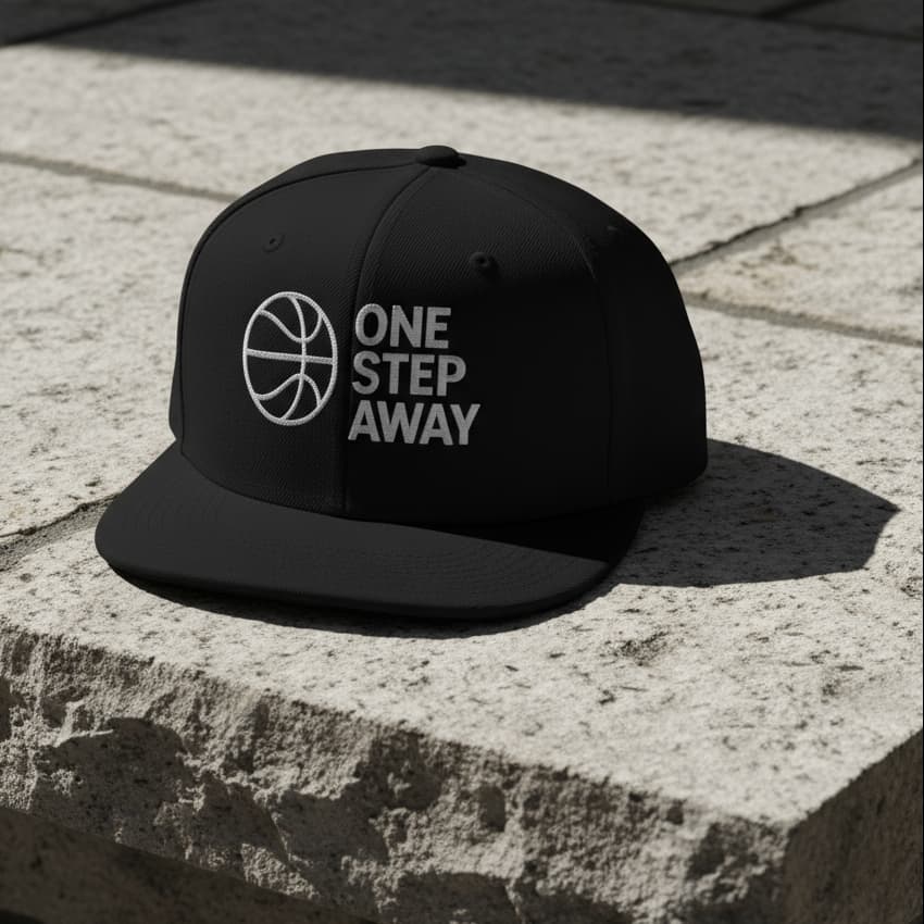 Embroidered Basketball Snapback Cap β Perfect Game Day Hat for Hoopers & Fans