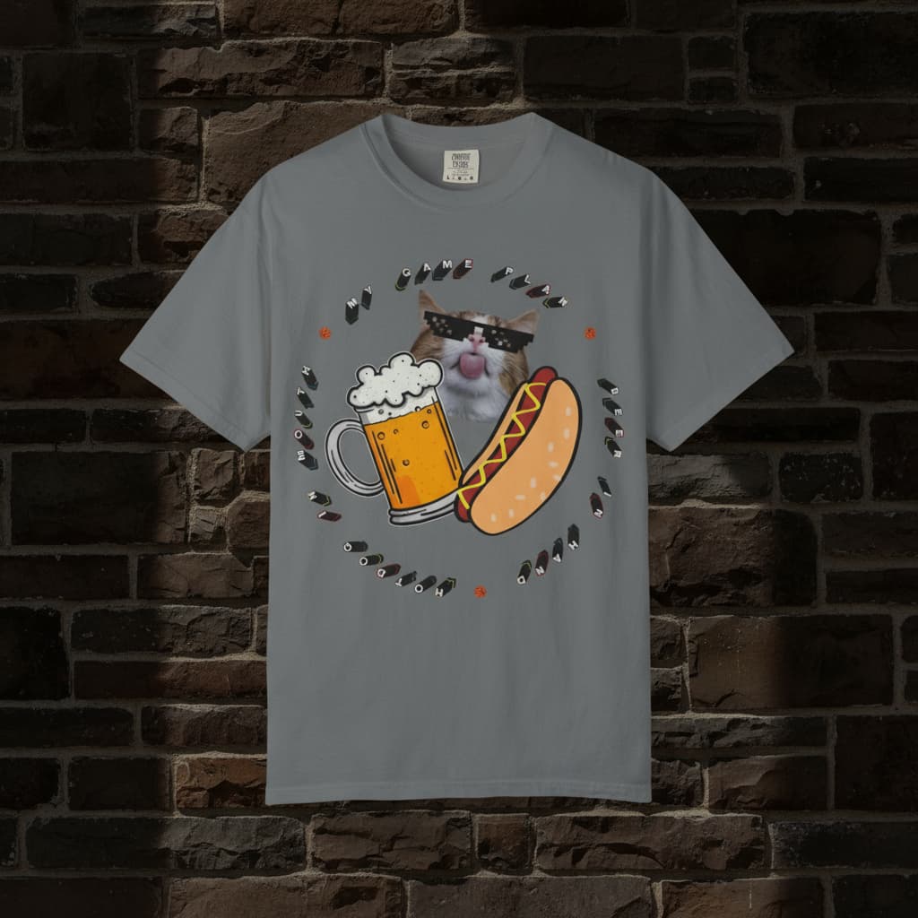 Unisex Garment-Dyed Basketball T-Shirt – Funny Quote Tee for Game Day Style & Everyday Comfort