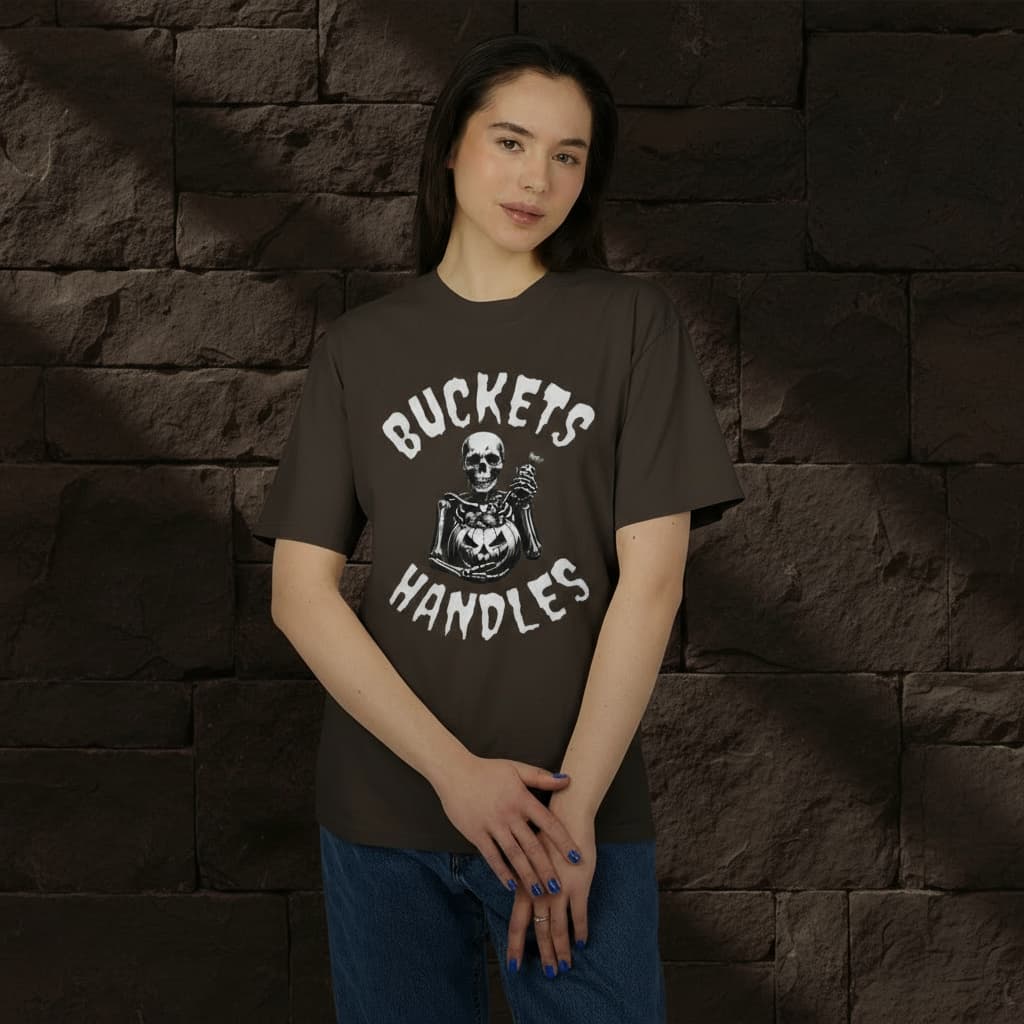 Spooky Basketball Streetwear Tee β Unisex Heavy Faded T-Shirt | Perfect Gift for Hoopers & Halloween Fans