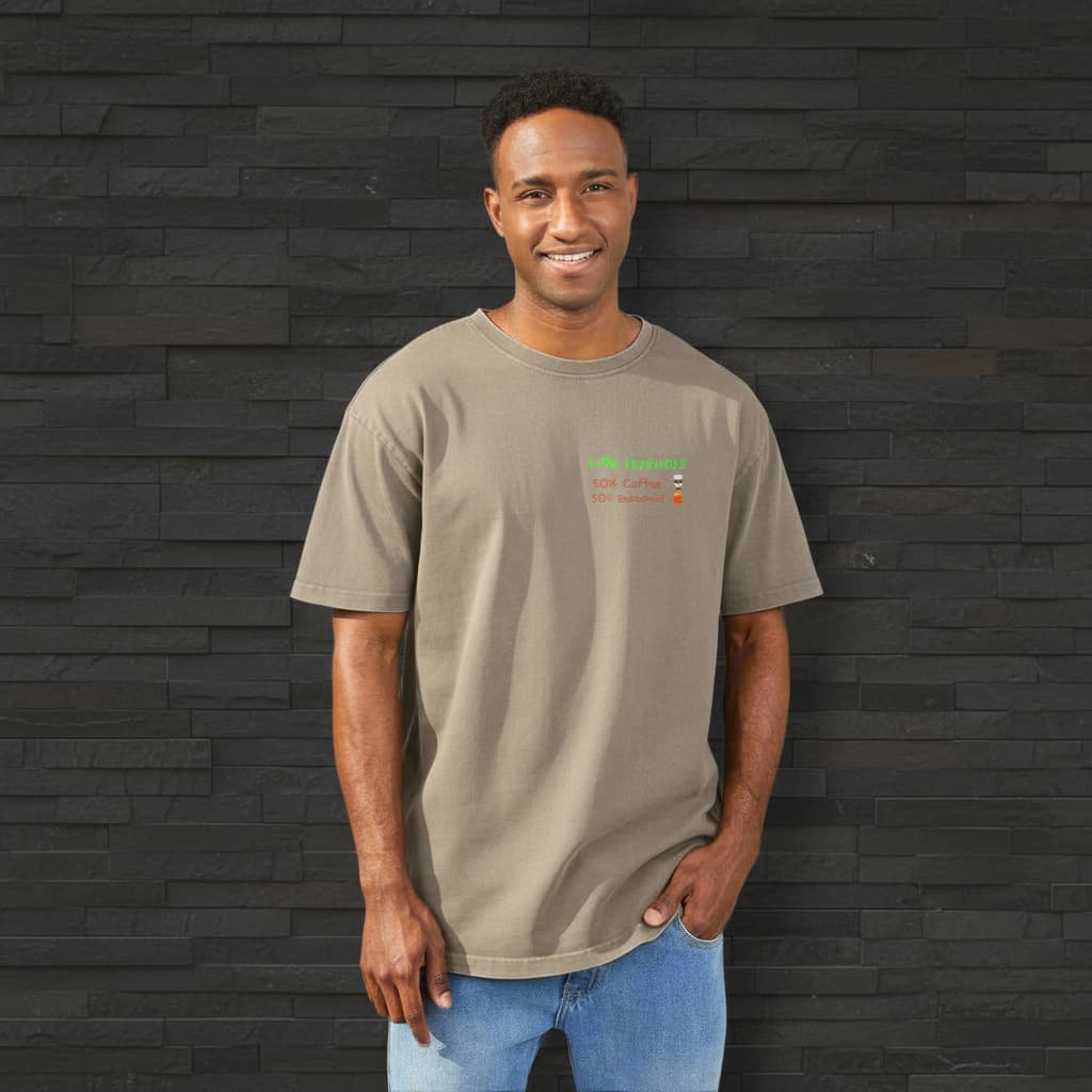 Oversized Basketball Streetwear Quote Tee | Unisex Front & Back Printed Graphic T-Shirt