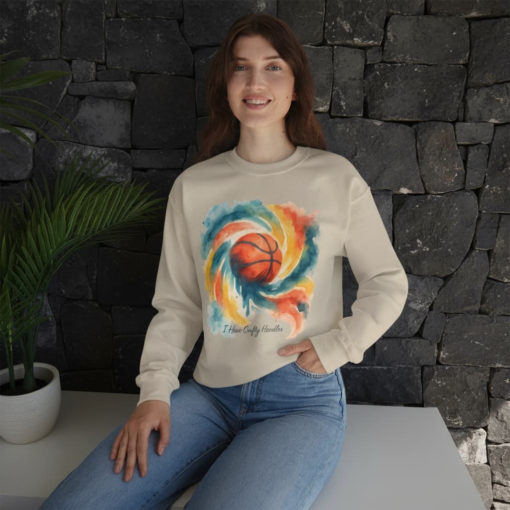 Your Mental Game Matters | Basketball Self-Care Crewneck Sweatshirt