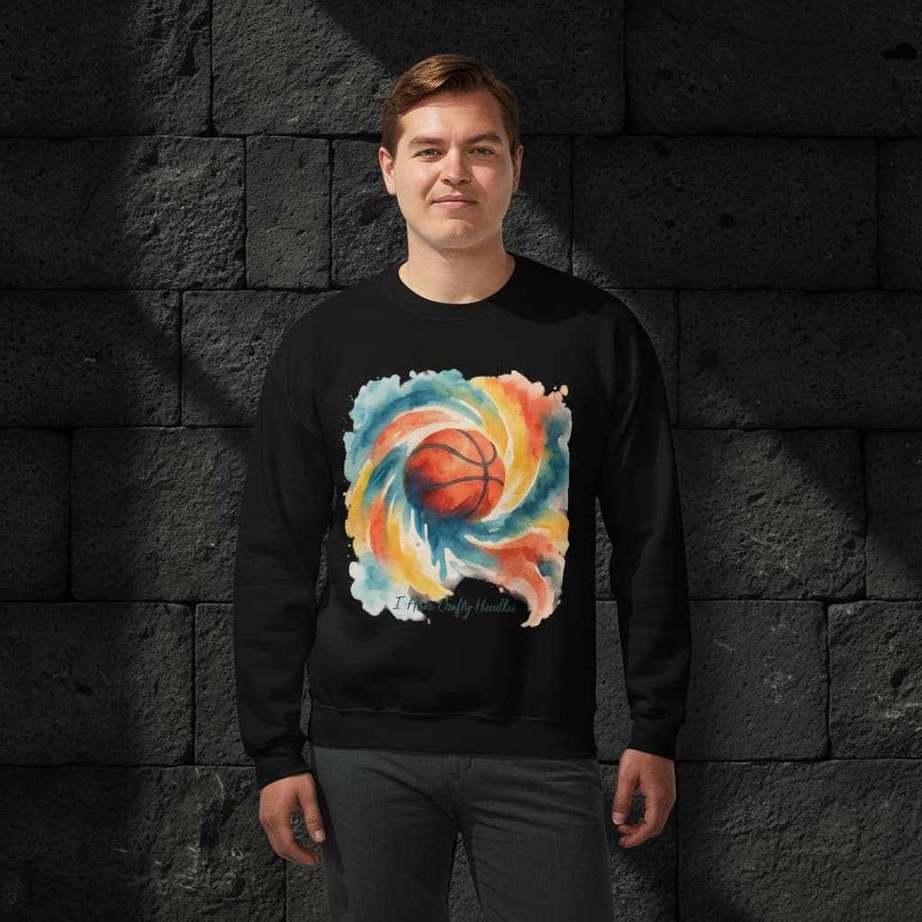 Your Mental Game Matters | Basketball Self-Care Crewneck Sweatshirt