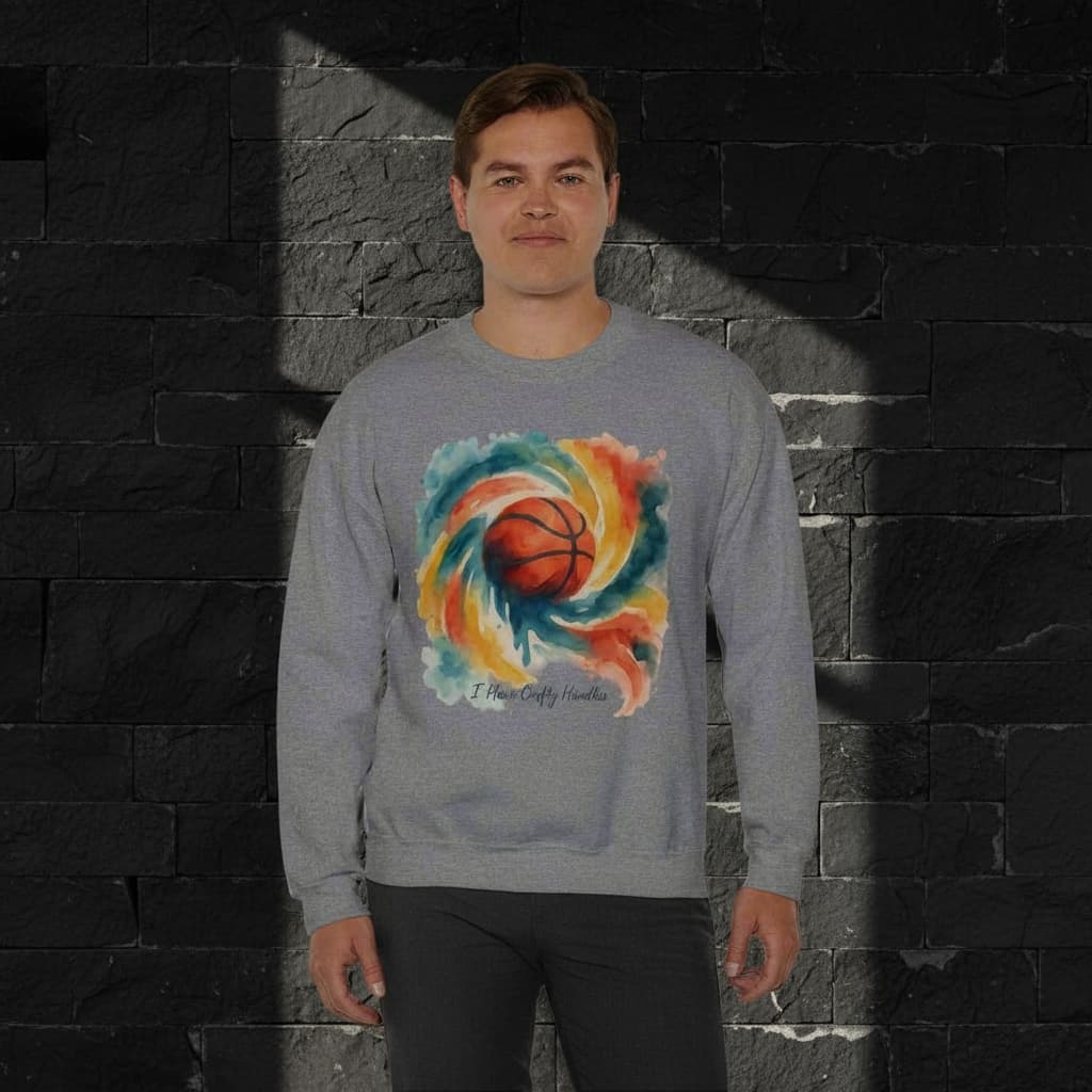 Your Mental Game Matters | Basketball Self-Care Crewneck Sweatshirt