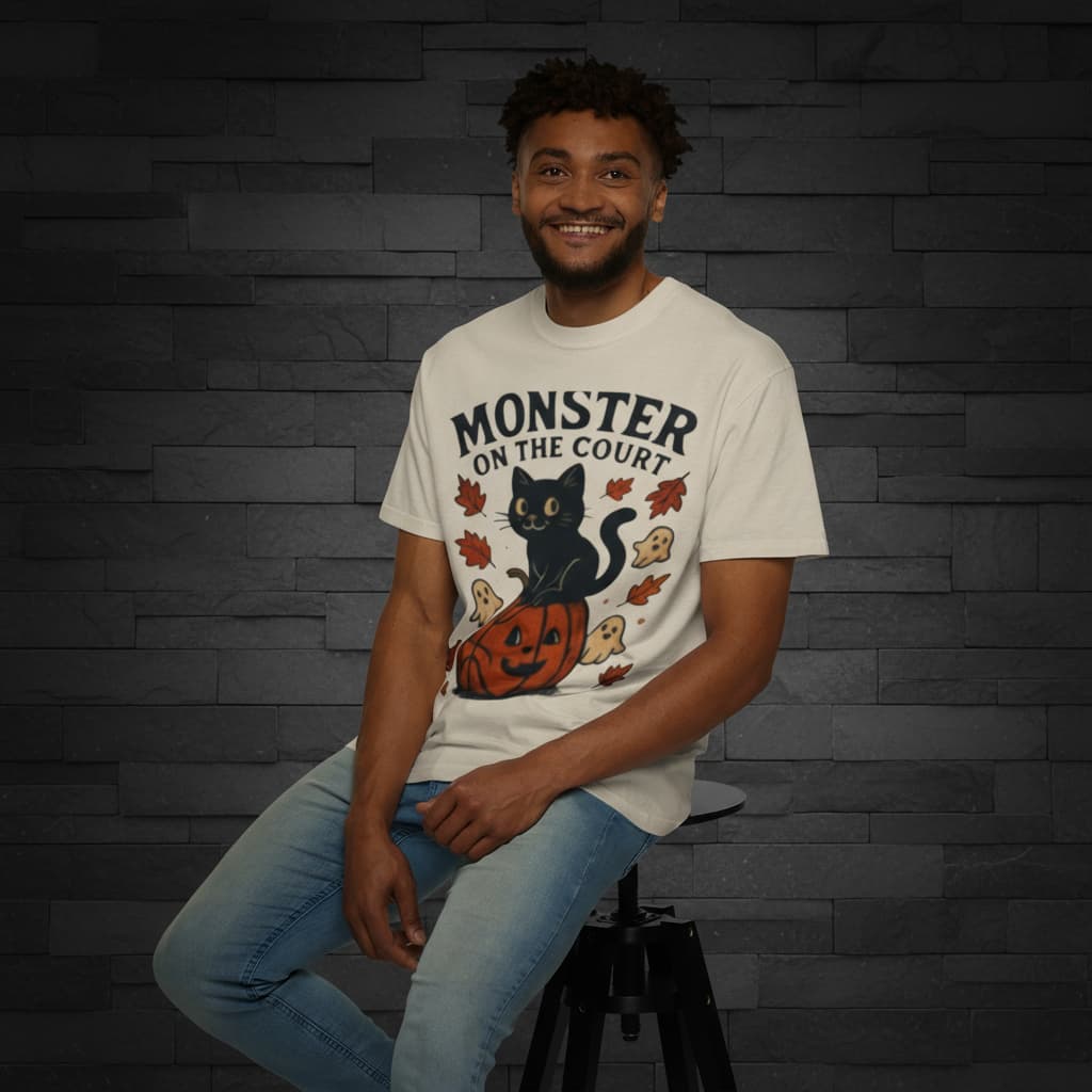 Halloween basketball streetwear banner – BG11 Haunted Hoops mobile version.