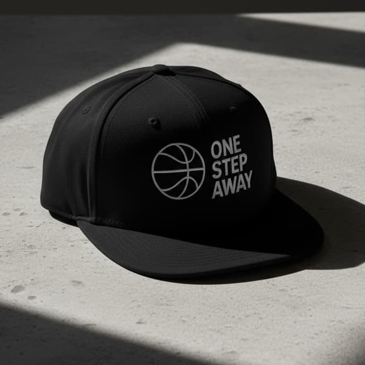 Embroidered Basketball Snapback Cap β Perfect Game Day Hat for Hoopers & Fans