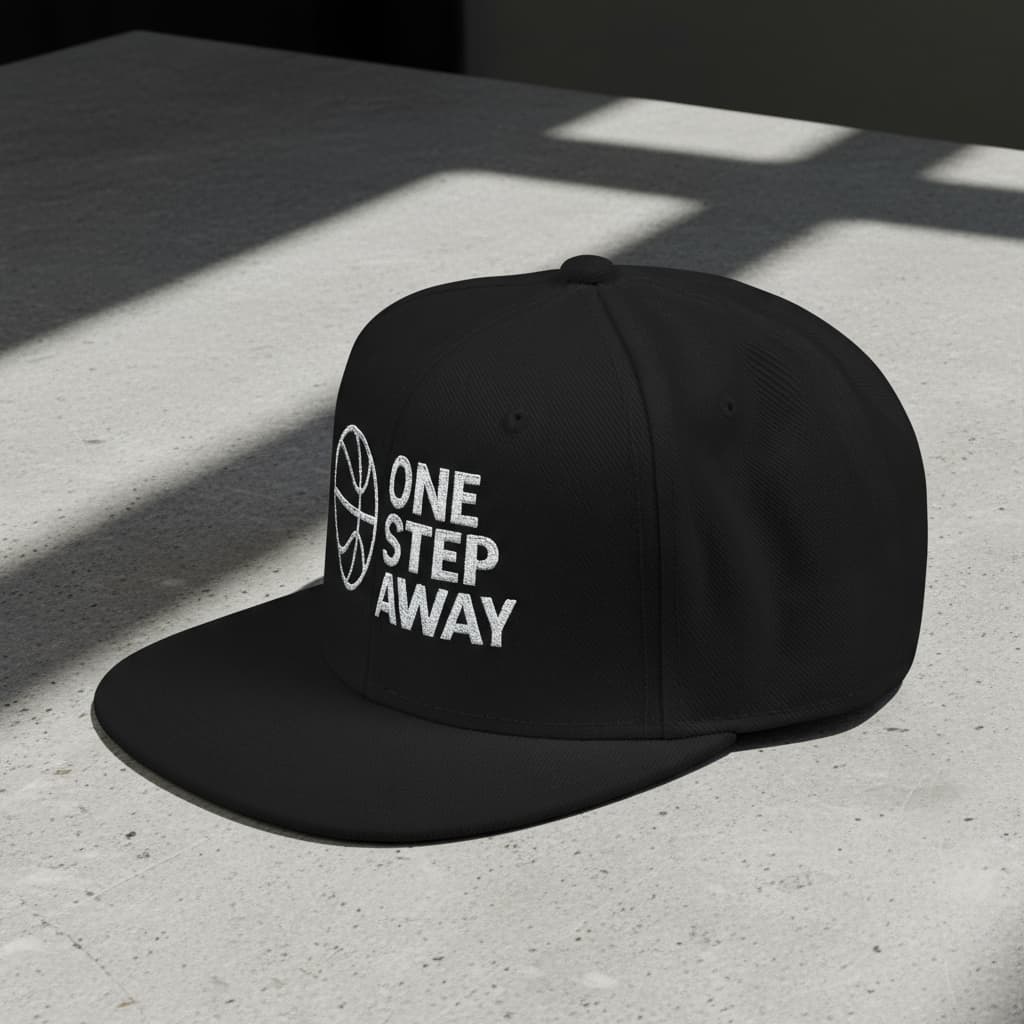 Embroidered Basketball Snapback Cap β Perfect Game Day Hat for Hoopers & Fans