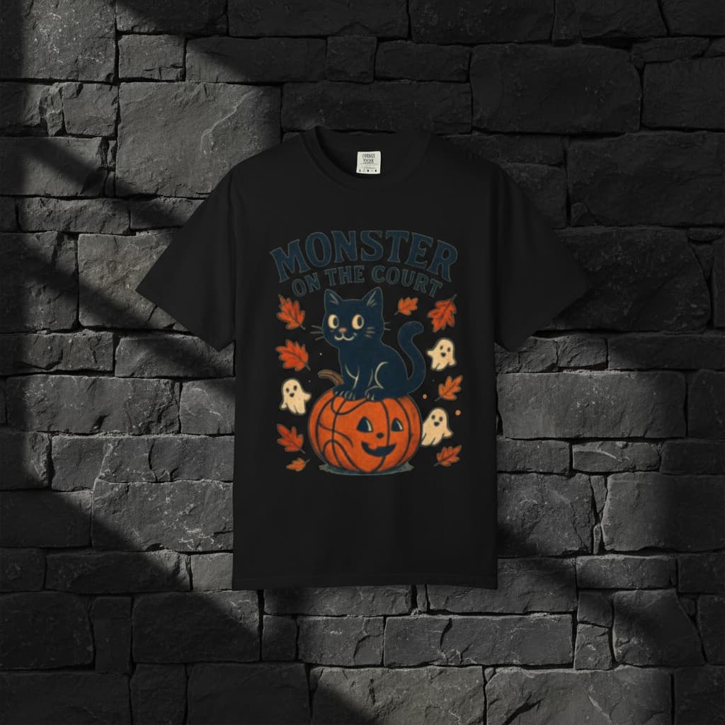 Halloween Basketball T-Shirt | Spooky Unisex Tee Gift for Basketball Fans