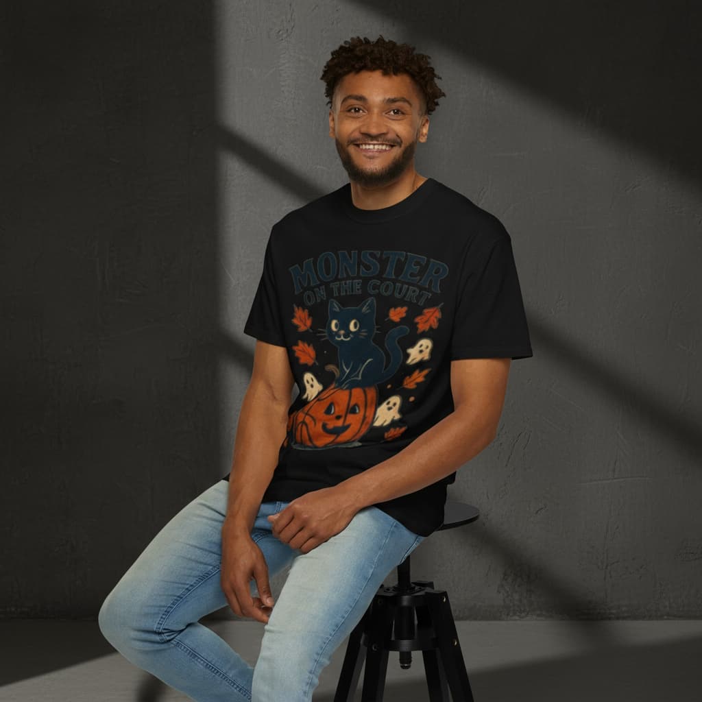 Halloween Basketball T-Shirt | Spooky Unisex Tee Gift for Basketball Fans