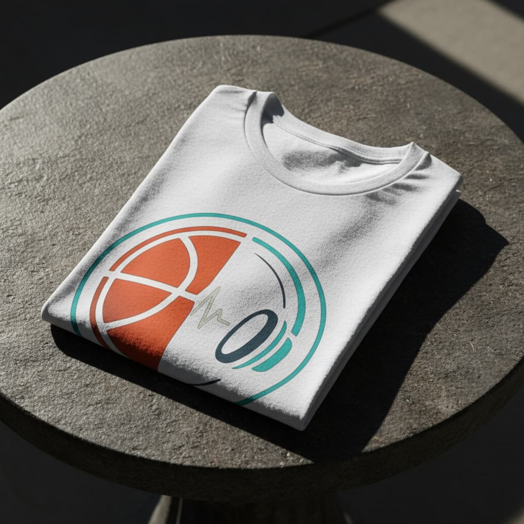Hoops & Beats Unisex Jersey Tee | Modern Basketball & Music Graphic Shirt | Best Daily Fit for Streetwear Fans