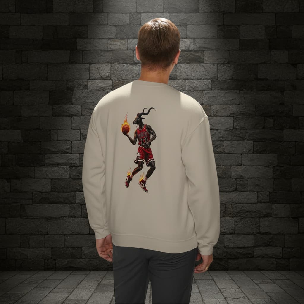 Jordan Inspired Heavy Blend™ Sweatshirt | Unisex Streetwear Pullover with Front & Back Print