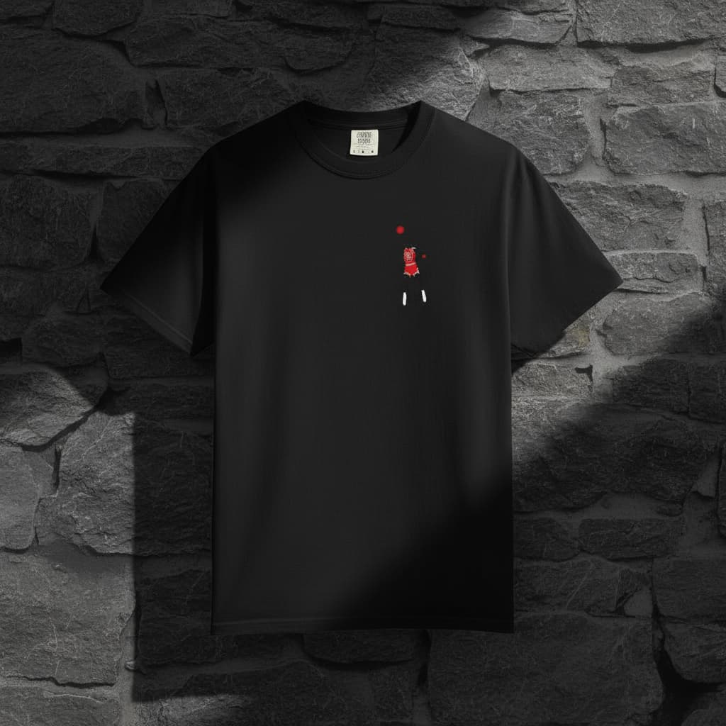 Jordan Inspired Streetwear Tee | Unisex Garment-Dyed T-Shirt with Front & Back Print