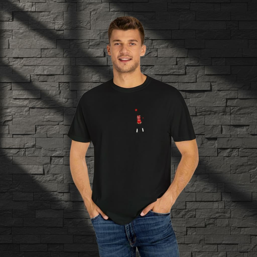 Jordan Inspired Streetwear Tee | Unisex Garment-Dyed T-Shirt with Front & Back Print