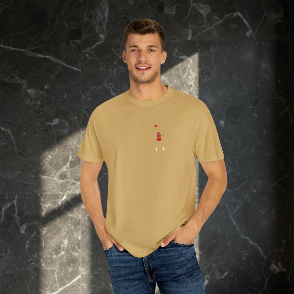 Jordan Inspired Streetwear Tee | Unisex Garment-Dyed T-Shirt with Front & Back Print