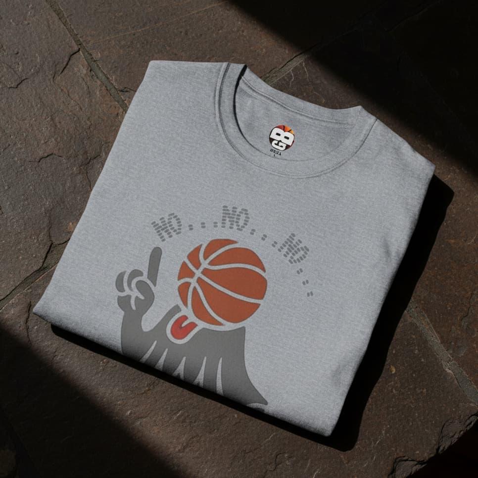 Unisex Softstyle T-Shirt – Spooky ‘No, No, No… Not In My House!’ Halloween Graphic Tee with Iconic Finger Wag Dunk Design