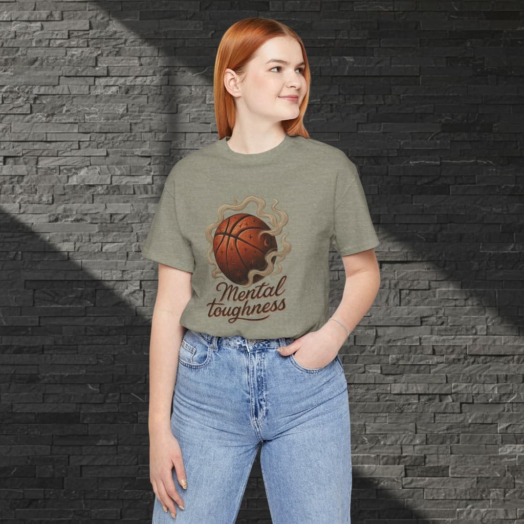“Mental Toughness” Basketball Graphic Tee – Unisex Short Sleeve Streetwear Shirt