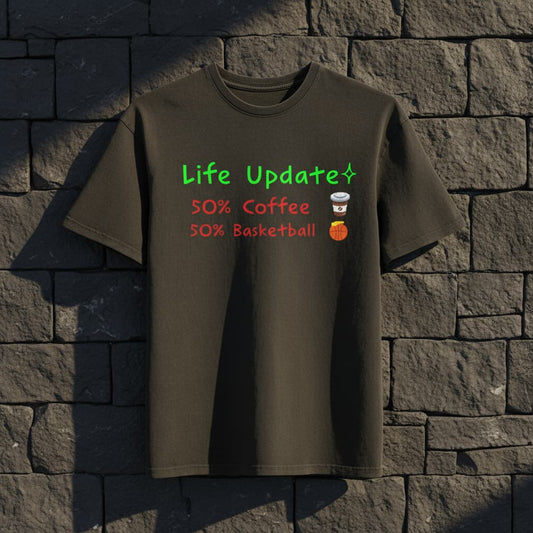Oversized Basketball Streetwear Quote Tee | Unisex Front & Back Printed Graphic T-Shirt