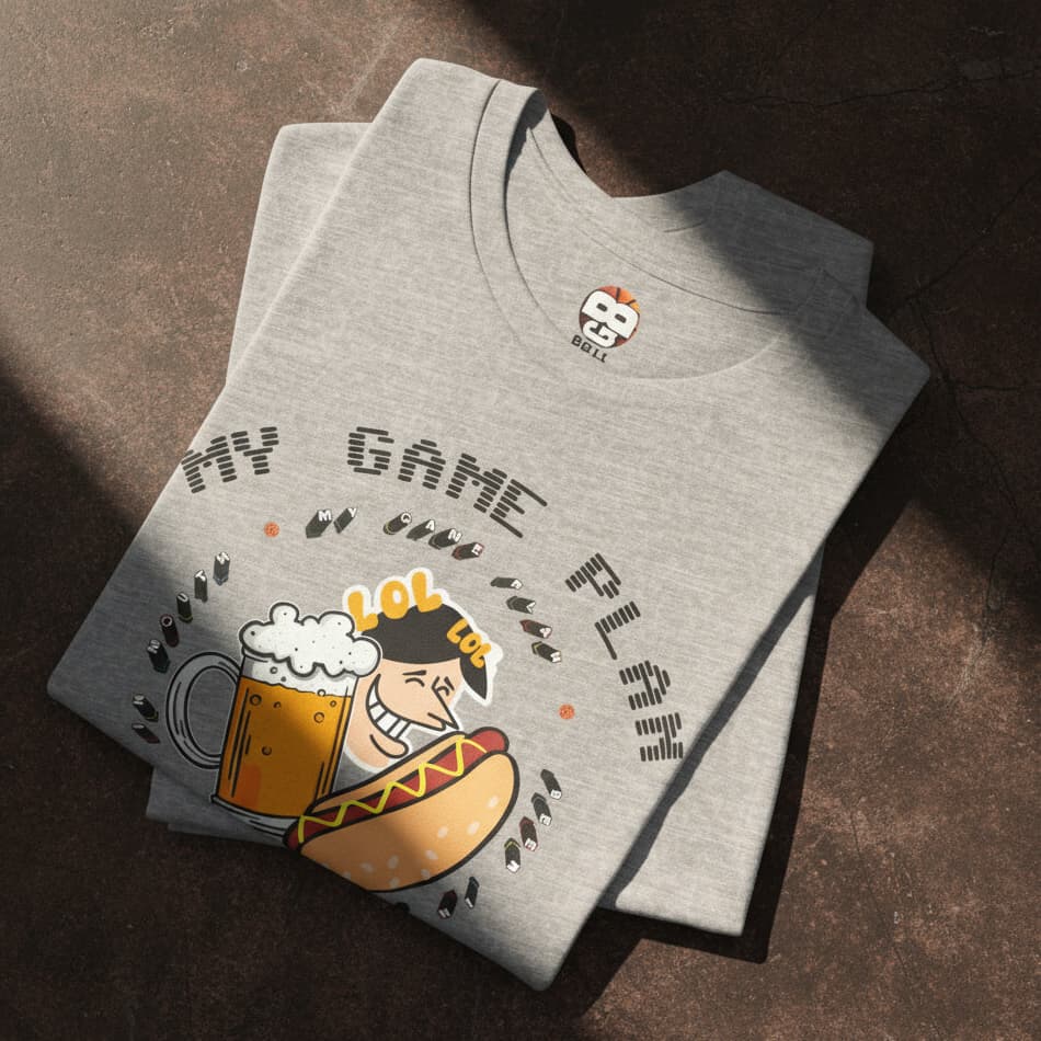 Funny Basketball T-Shirt for Game Day | Unisex Holiday Gift for Players, Fans & Family