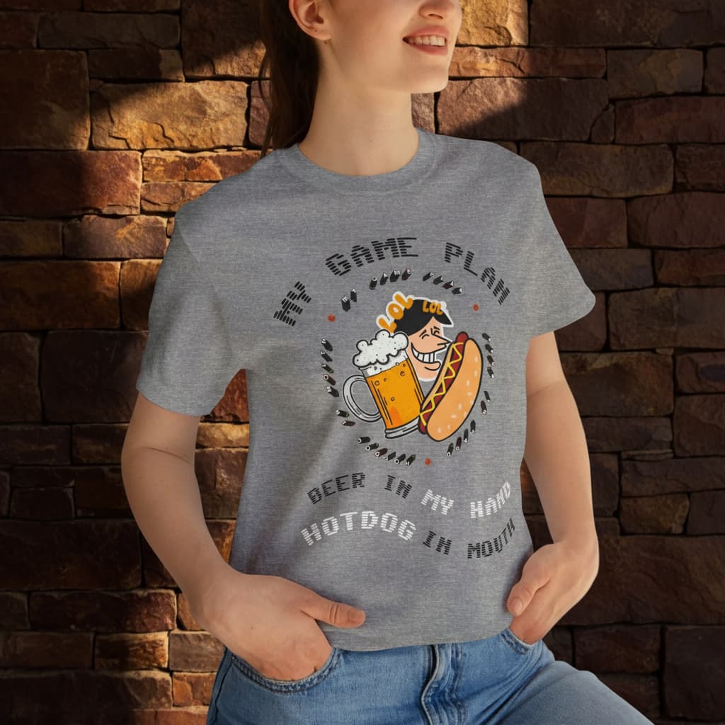 Funny Basketball T-Shirt for Game Day | Unisex Holiday Gift for Players, Fans & Family