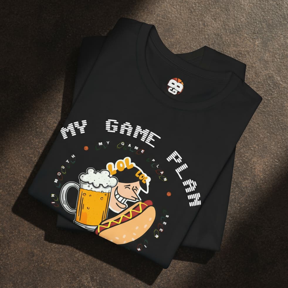 Funny Basketball T-Shirt for Game Day | Unisex Holiday Gift for Players, Fans & Family