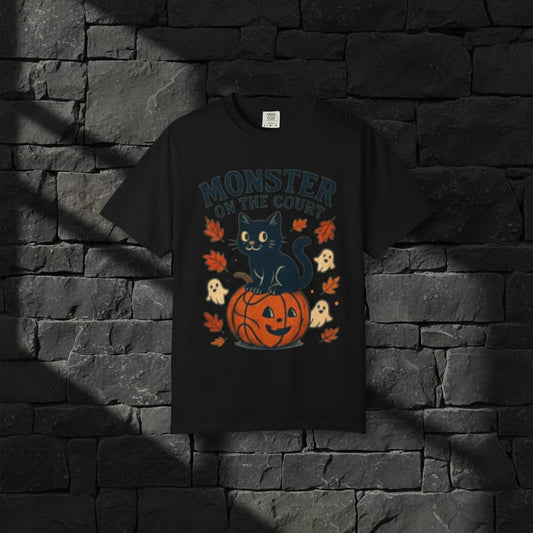 Halloween Basketball T-Shirt | Spooky Unisex Tee Gift for Basketball Fans