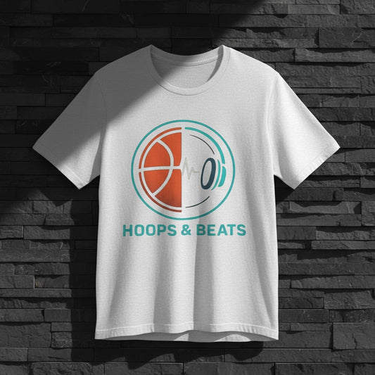 Hoops & Beats Unisex Jersey Tee | Modern Basketball & Music Graphic Shirt | Best Daily Fit for Streetwear Fans