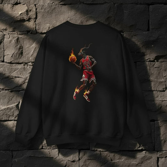 Jordan Inspired Heavy Blend™ Sweatshirt | Unisex Streetwear Pullover with Front & Back Print