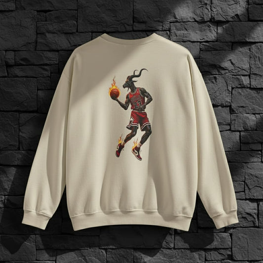 Jordan Inspired Heavy Blend™ Sweatshirt | Unisex Streetwear Pullover with Front & Back Print
