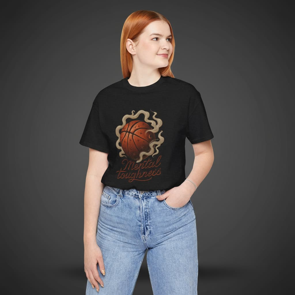 “Mental Toughness” Basketball Graphic Tee – Unisex Short Sleeve Streetwear Shirt