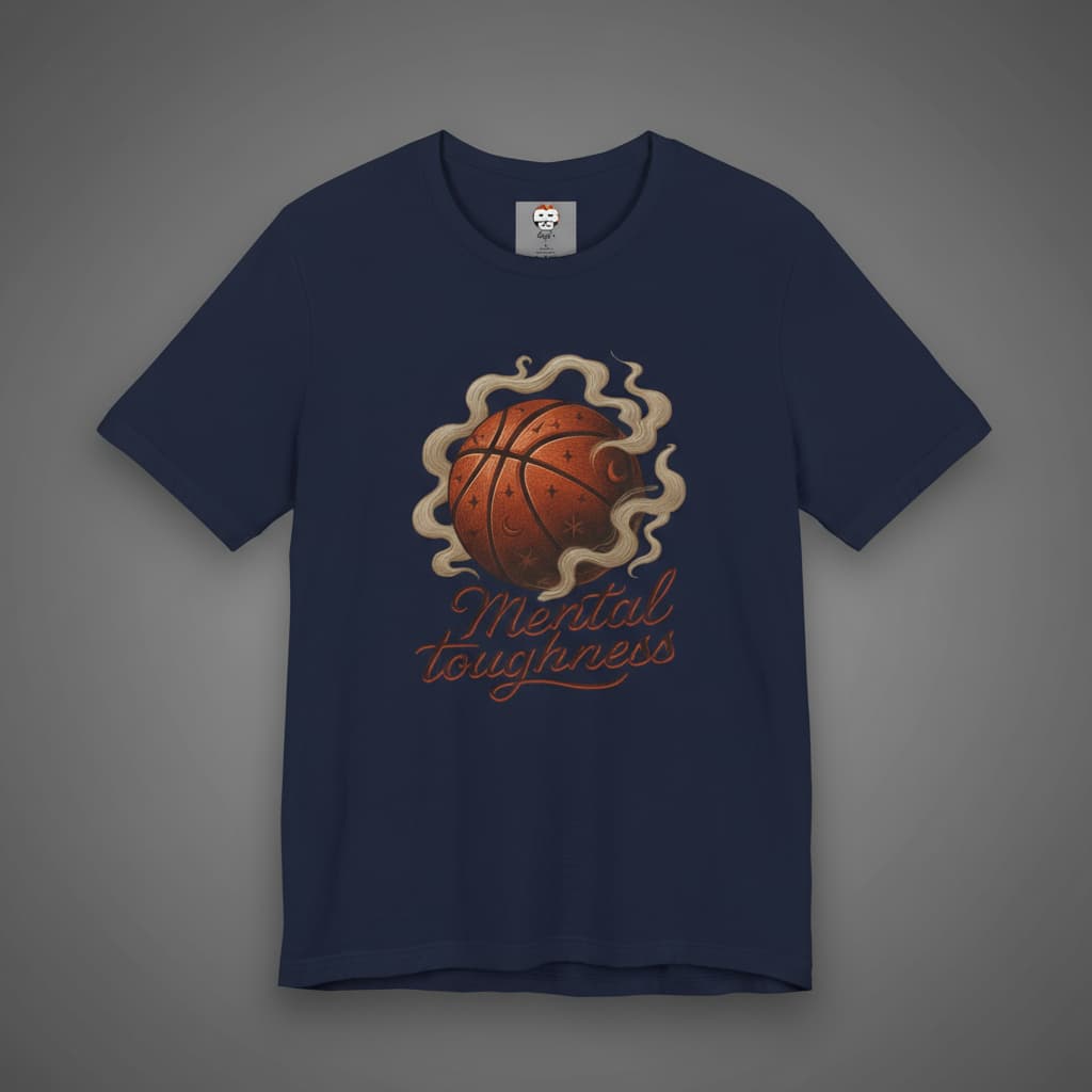 “Mental Toughness” Basketball Graphic Tee – Unisex Short Sleeve Streetwear Shirt