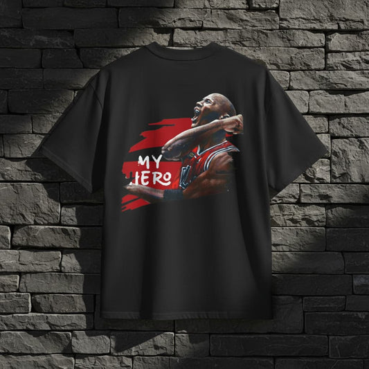 Michael Jordan Vintage Graphic Tee | Unisex Oversized Streetwear T-Shirt – Front & Back Print