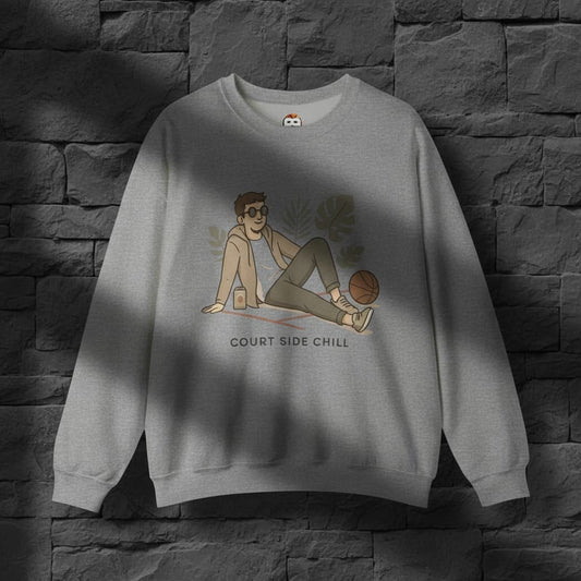 Unisex Basketball Sweatshirt – Chilling Crew-neck for Hoops Lovers